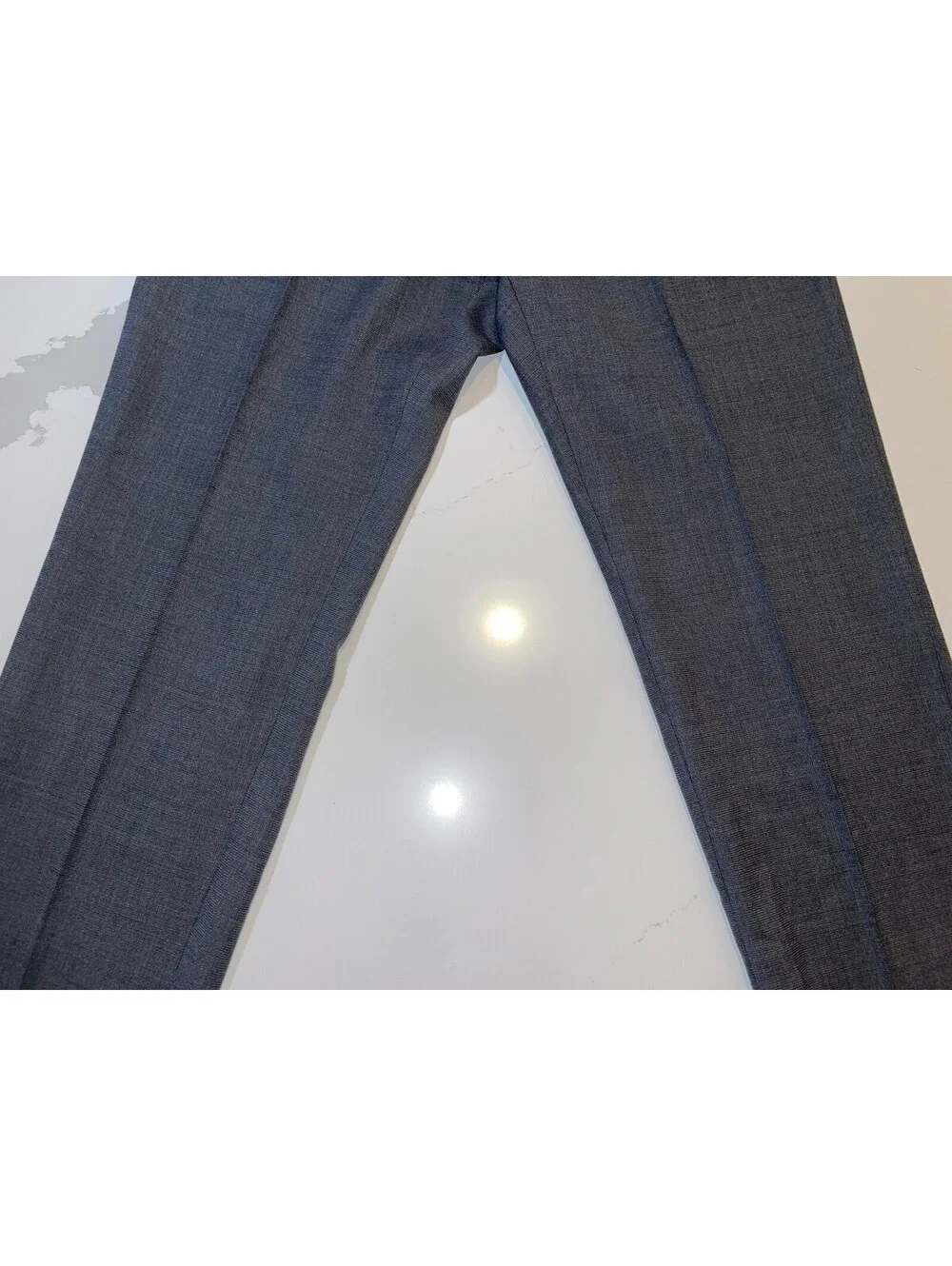 DESIGNER BANANA REPUBLIC SLIM FIT 100% WOOL GRAY DRESS PANTS MEN'S SIZE 31x30